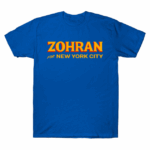 Zohran For New York City Blue T-Shirt