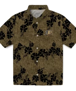 Anaheim Ducks Hawaiian Shirt - 50th State Flower