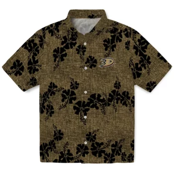 Anaheim Ducks Hawaiian Shirt - 50th State Flower