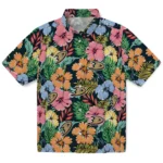 Anaheim Ducks Hawaiian Shirt - Brilliant Hibiscus Gardena