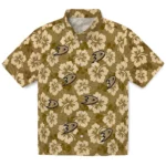 Anaheim Ducks Hawaiian Shirt - Hibiscus Cluster