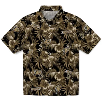 Anaheim Ducks Hawaiian Shirt - Hibiscus Exotic