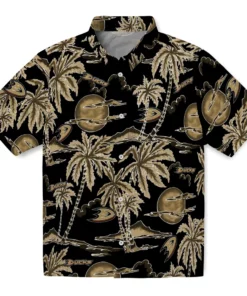Anaheim Ducks Hawaiian Shirt - Palm Sunset