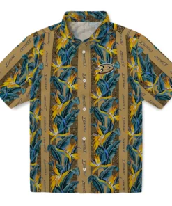 Anaheim Ducks Hawaiian Shirt - Paradise Vines