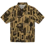 Anaheim Ducks Hawaiian Shirt - Turtle Lines