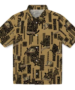 Anaheim Ducks Hawaiian Shirt - Turtle Lines