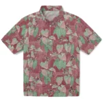 Arizona Coyotes Hawaiian Shirt - Anthurium Overlay