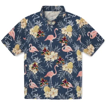 Arizona Coyotes Hawaiian Shirt - Flamingo Hibiscus
