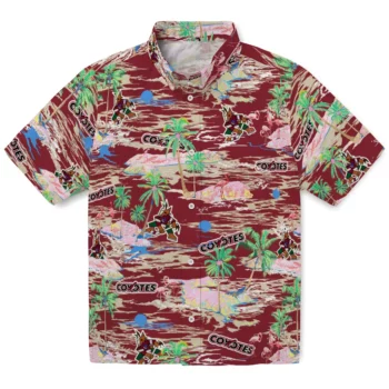 Arizona Coyotes Hawaiian Shirt - Hawaii Island