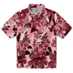 Arizona Coyotes Hawaiian Shirt - Hibiscus Arrangement