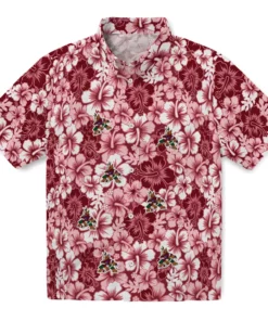 Arizona Coyotes Hawaiian Shirt - Hibiscus Blooms