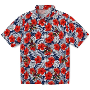 Arizona Coyotes Hawaiian Shirt - Hibiscus Fiesta