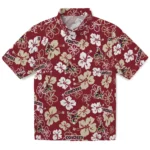 Arizona Coyotes Hawaiian Shirt - Hibiscus Flower Design