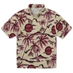 Arizona Coyotes Hawaiian Shirt - Palm Sunset