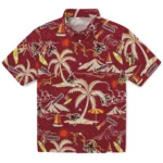 Arizona Coyotes Hawaiian Shirt - Palm Tree Island
