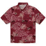 Arizona Coyotes Hawaiian Shirt - Wave Palm