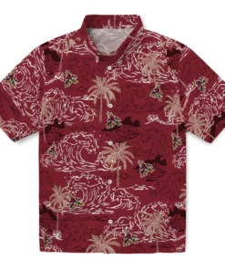Arizona Coyotes Hawaiian Shirt - Wave Palm