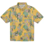 Boston Bruins Hawaiian Shirt - Anthurium Overlay
