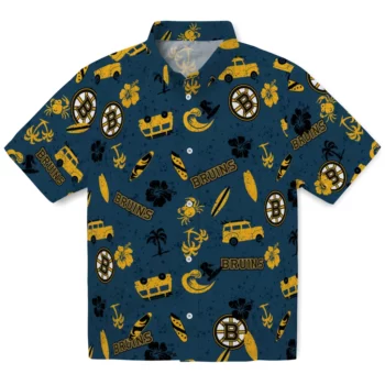Boston Bruins Hawaiian Shirt - Beach Vibe