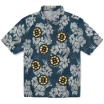 Boston Bruins Hawaiian Shirt - Hibiscus Flowers
