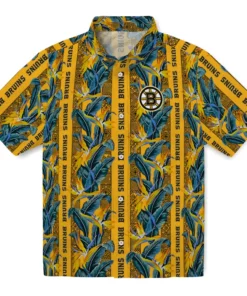 Boston Bruins Hawaiian Shirt - Paradise Vines
