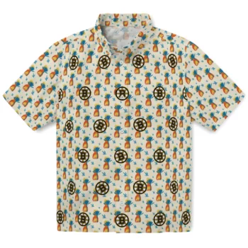 Boston Bruins Hawaiian Shirt - Pineapple Delight
