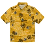 Boston Bruins Hawaiian Shirt - Wave Palm