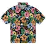 Buffalo Sabres Hawaiian Shirt - Brilliant Hibiscus Garden