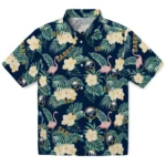 Buffalo Sabres Hawaiian Shirt - Flamingo and Hibiscus