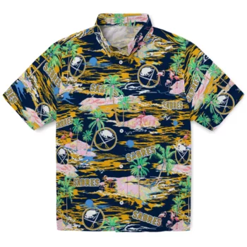 Buffalo Sabres Hawaiian Shirt - Hawaii Island