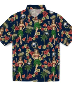 Buffalo Sabres Hawaiian Shirt - Hawaiian Girls Design