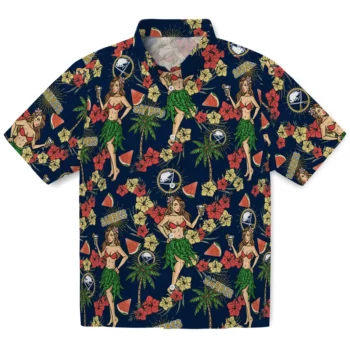 Buffalo Sabres Hawaiian Shirt - Hawaiian Girls Design