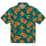 Buffalo Sabres Hawaiian Shirt - Hibiscus and Palm Leaves