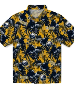 Buffalo Sabres Hawaiian Shirt - Hibiscus Exotic