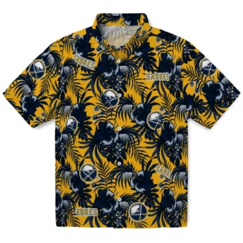 Buffalo Sabres Hawaiian Shirt - Hibiscus Exotic