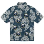 Buffalo Sabres Hawaiian Shirt - Hibiscus Flowers