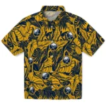 Buffalo Sabres Hawaiian Shirt - Monstera Layer
