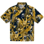 Buffalo Sabres Hawaiian Shirt - Palm Leaves