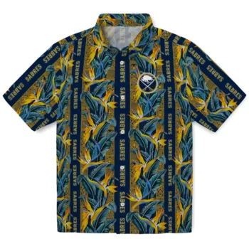 Buffalo Sabres Hawaiian Shirt - Paradise Vines