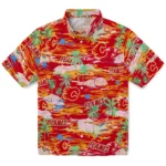 Calgary Flames Hawaiian Shirt - Hawaii Island