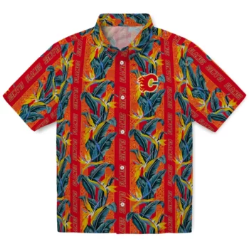 Calgary Flames Hawaiian Shirt - Paradise Vinesa