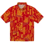 Calgary Flames Hawaiian Shirt - Turtle Lines