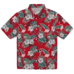 Carolina Hurricanes Hawaiian Shirt - Flamingo and Hibiscus