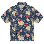 Carolina Hurricanes Hawaiian Shirt - Flamingo Hibiscus