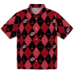 Carolina Hurricanes Hawaiian Shirt - Golfing Plaid