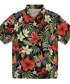 Carolina Hurricanes Hawaiian Shirt - Hawaii Floral Hibiscus