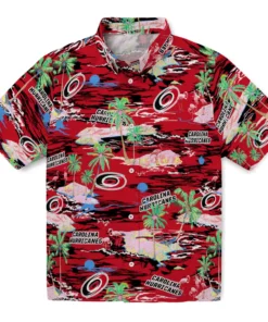Carolina Hurricanes Hawaiian Shirt - Hawaii Island