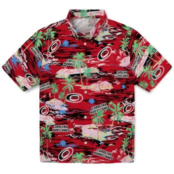 Carolina Hurricanes Hawaiian Shirt - Hawaii Island