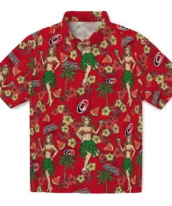 Carolina Hurricanes Hawaiian Shirt - Hawaiian Girls Design