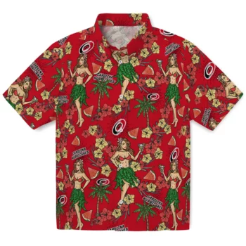 Carolina Hurricanes Hawaiian Shirt - Hawaiian Girls Design